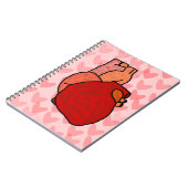 Human Heart with Love in Different Languages  Notitieboek (Linkerzijde)