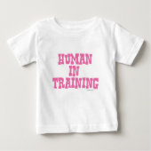 Human in Training Slogan Pink (Voorkant)