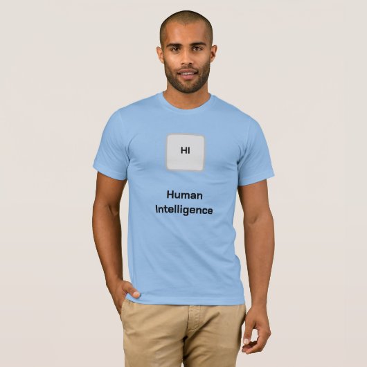 Human Intelligence shirt (Voorkant volledig)