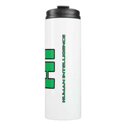 Human Intelligence Tumbler Thermosbeker (Voorkant)