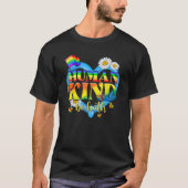 Human Kind Be Both LGBTQ Ally Pride Rainbow Kindne T-shirt (Voorkant)
