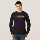 Human Kind Be Both LGBTQ Ally Pride Rainbow Positi T-shirt (Voorkant volledig)