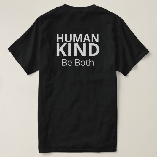 Human Kind Graphic T T-shirt (Design achterkant)