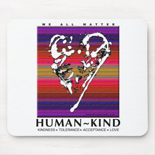 Human-Kind MousePad Muismat (Voorkant)