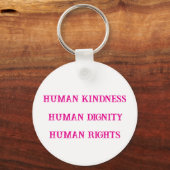Human Kindness Sleutelhanger (Achterkant)