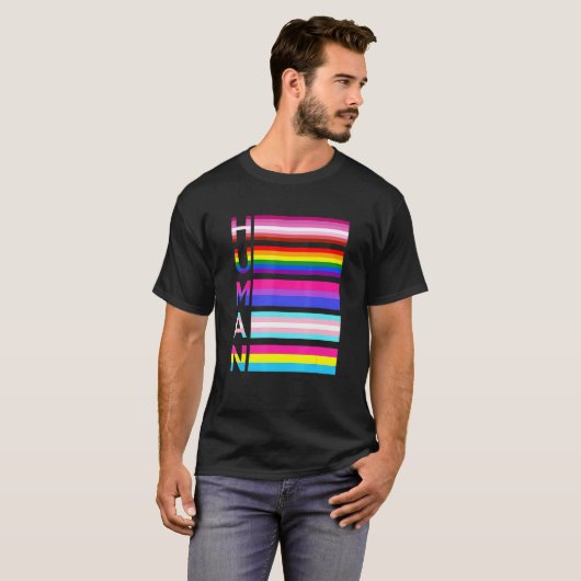 Human Lgbt Community Gay Transgender Pride T-shirt (Voorkant volledig)