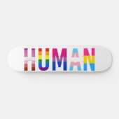 HUMAN LGBT Flag Gay Pride Month Transgender Persoonlijk Skateboard (Horizontaal)