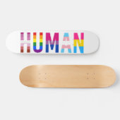 HUMAN LGBT Flag Gay Pride Month Transgender Persoonlijk Skateboard (Horizontaal)