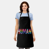 HUMAN LGBT Flag Gay Pride Month Transgender Schort (Gedragen)