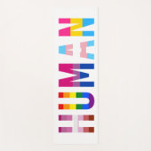 HUMAN LGBT Flag Gay Pride Month Transgender Yogamat (Voorkant)