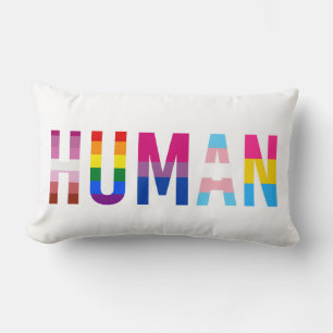 HUMAN LGBT-vlag Gay Pride-maand Transgender Kussen