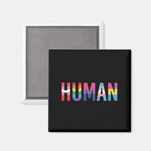 HUMAN LGBT-vlag Gay Pride-maand Transgender Magneet