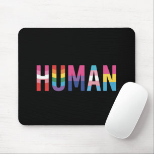 HUMAN LGBT-vlag Gay Pride-maand Transgender Muismat