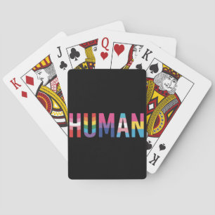 HUMAN LGBT-vlag Gay Pride-maand Transgender  Pokerkaarten