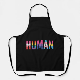 HUMAN LGBT-vlag Gay Pride-maand Transgender  Schort