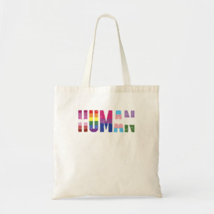 Human Lgbtq Gay Pride Ally Equality Bi Bisexual Tr Tote Bag
