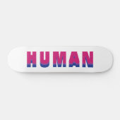 Human LGBTQ Rainbow Bisexual Pride Flag Colors Persoonlijk Skateboard (Horizontaal)