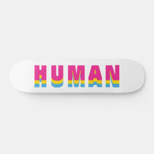Human LGBTQ Rainbow Pansexual Pride Flag Colors Persoonlijk Skateboard