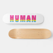Human LGBTQ Rainbow Pansexual Pride Flag Colors Persoonlijk Skateboard (Horizontaal)