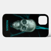Human Lightning Skull Case-Mate iPhone Case (Achterkant (horizontaal))