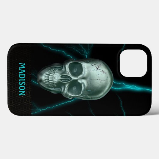 Human Lightning Skull Case-Mate iPhone Case (Achterkant (horizontaal))