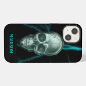 Human Lightning Skull iPhone Hoesje (Achterkant horizontaal)