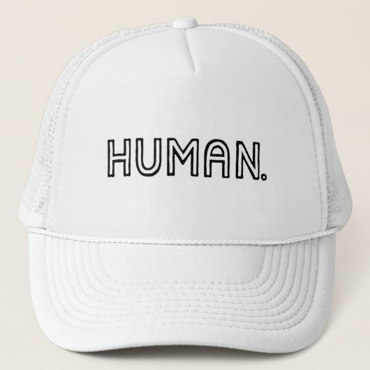 HUMAN. logo T-shirt Trucker Pet (Voorkant)