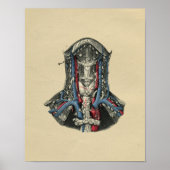 Human Lymph Node Anatomy 1902 Print (Voorkant)