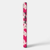 Human made: iPhone hoesje met roze hartjes en lief (Achterkant / Links)