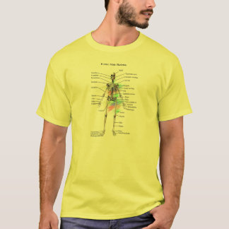 Human Male Skeleton T-shirt