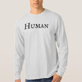 "Human" Mannen T-Shirt (Voorkant)