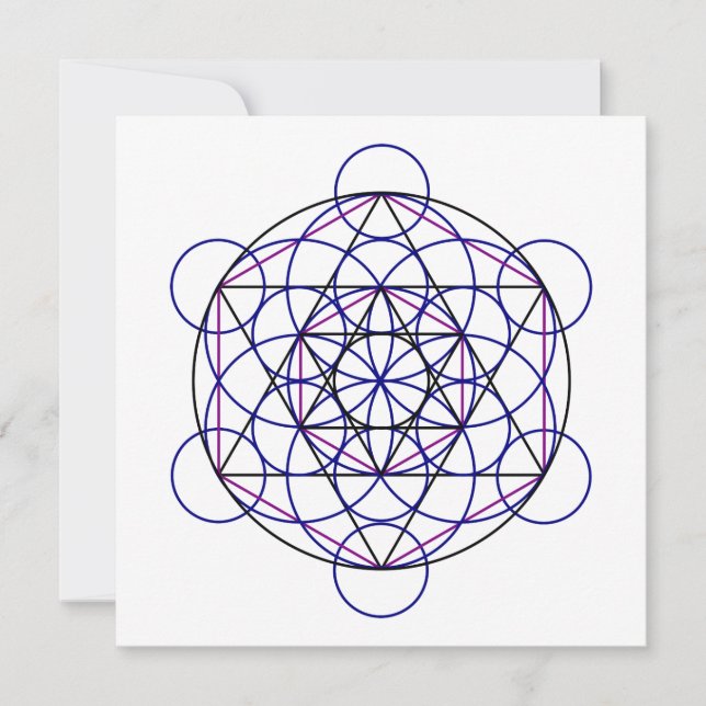 Human Merkaba Energy Field van onze 7 Chakras (Voorkant)