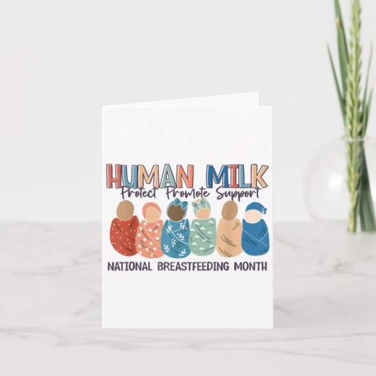 Human Milk Moms Milk S National Breastfeeding Mont Kaart (Voorkant)