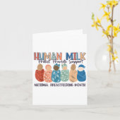 Human Milk Moms Milk S National Breastfeeding Mont Kaart (Gele Bloem)