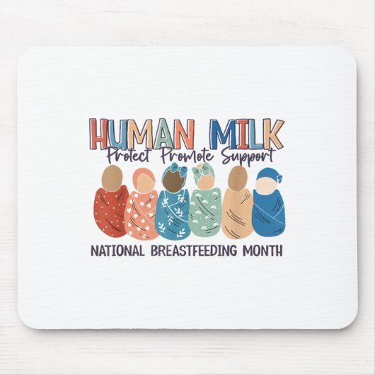 Human Milk Moms Milk S National Breastfeeding Mont Muismat (Voorkant)