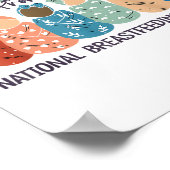 Human Milk Moms Milk S National Breastfeeding Mont Poster (Hoek)