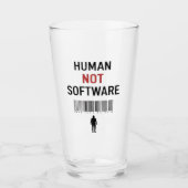 Human not software glas (Voorkant)