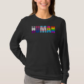 Human Pansexual Transgender Queer Lgbtq+ Love Equa T-shirt (Voorkant)