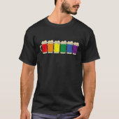 Human Pride Monat LGBTQ Beer Statement LGBT T-shirt (Voorkant)