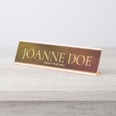 Human Resource Desk Naam Bord Bureau Naambordje (Voorkant)