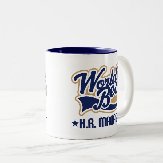 Human Resource Manager-code Tweekleurige Koffiemok (Voorkant rechts)