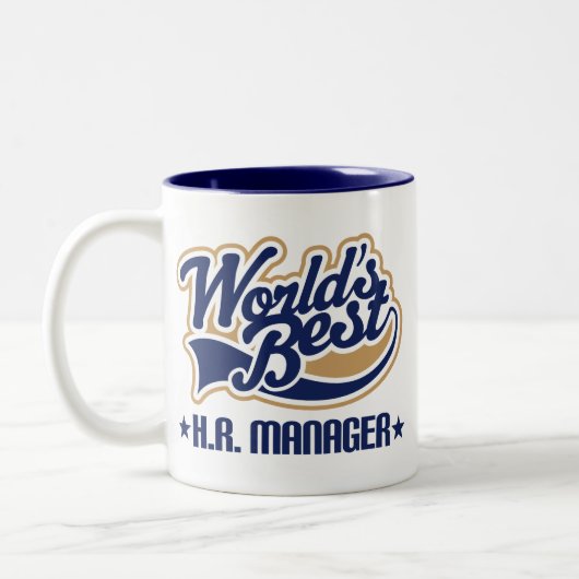 Human Resource Manager-code Tweekleurige Koffiemok (Links)