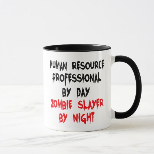 Human Resource Professionele Zombie Slayer Mok (Rechts)
