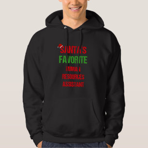 Human Resources Assistant Funny Pajama Kerstmis Hoodie