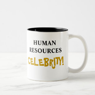 Human Resources Celebrity! Persoonlijk toevoegen N Tweekleurige Koffiemok