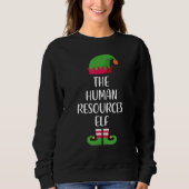 Human Resources Elf Family Matching Group Christma Trui (Voorkant)