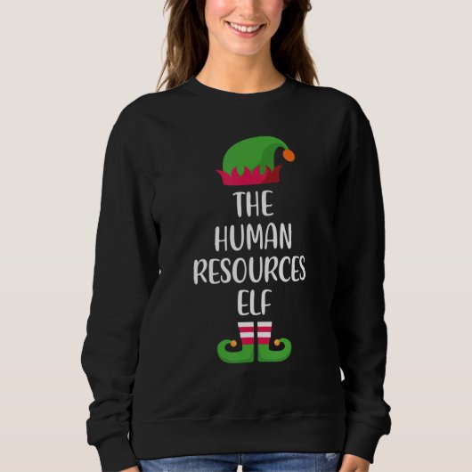Human Resources Elf Family Matching Group Christma Trui (Voorkant)