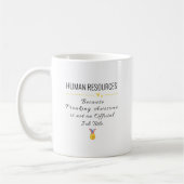 Human Resources Gift – HR Quote Mok voor Kantoor (Links)