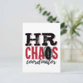 Human Resources HR Chaos-coördinator Briefkaart (Staand voorkant)