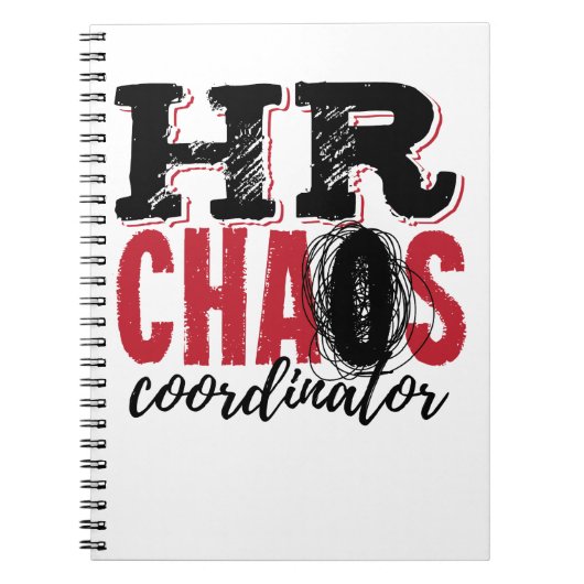 Human Resources HR Chaos-coördinator Notitieboek (Voorkant)